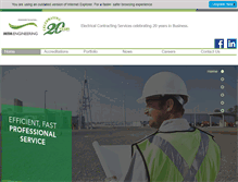 Tablet Screenshot of mtm-engineering.com